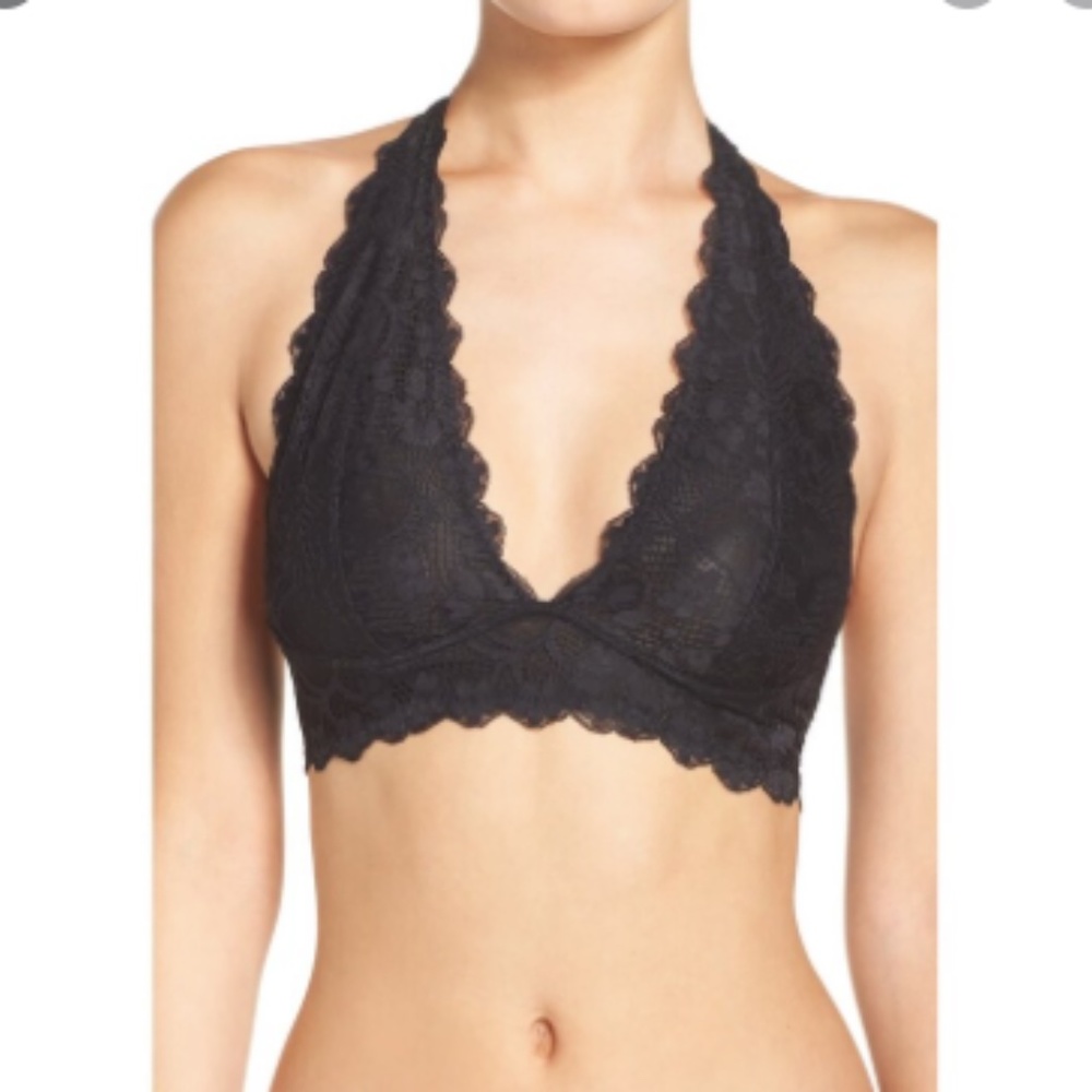 FP Lace Halter Bralette